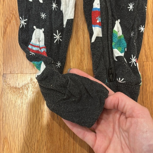 Little Sleepies Sold Out Limited Edition Polar Bear Print Zippered Sleeper 3-6M - Picture 4 of 5